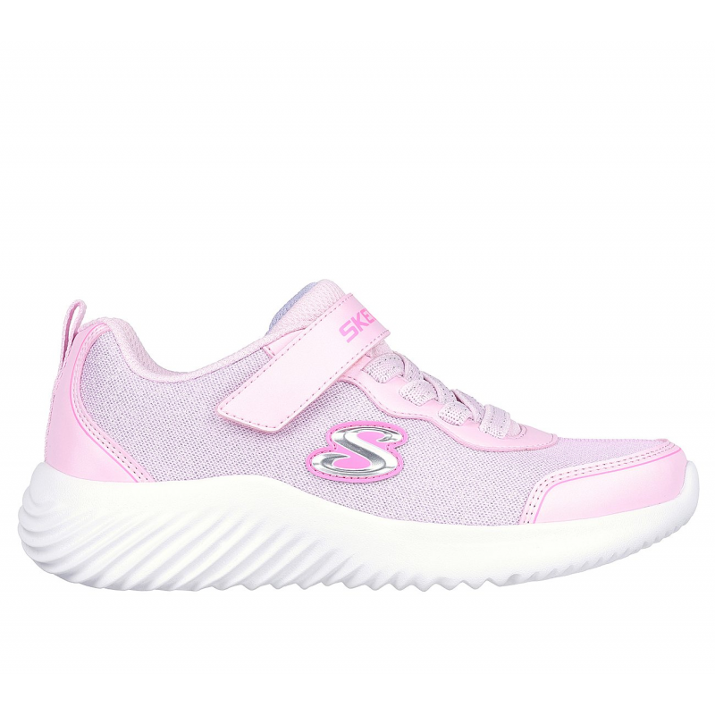 حذاء سكيتشرز باوندر للأطفال لون زهري ونعل ابيض- Skechers Kid's Bounder Shoes