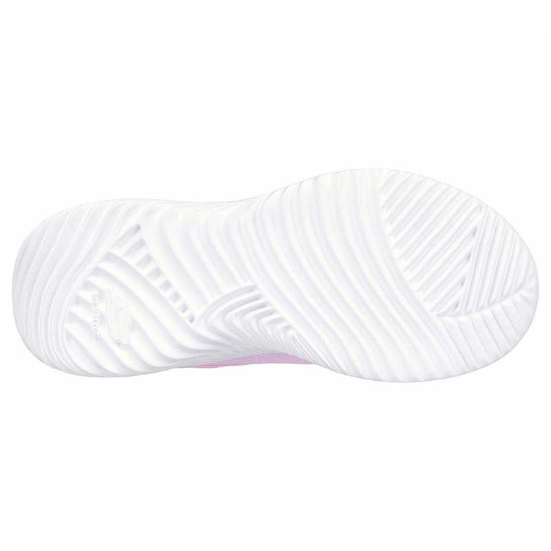 حذاء سكيتشرز باوندر للأطفال لون زهري ونعل ابيض- Skechers Kid's Bounder Shoes
