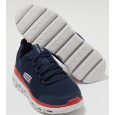 حذاء سكيتشرز جلايد ستيب للأطفال لون كحلي وأبيض- Skechers Glide Step Low Top Shoes