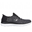 حذاء سكيتشرز سليب انس: سميت للنساء لون اسود ونعل ابيض- Skechers Women's Slip-ins: Summits - Dazzling Haze Shoes