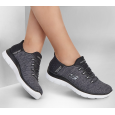 حذاء سكيتشرز سليب انس: سميت للنساء لون اسود ونعل ابيض- Skechers Women's Slip-ins: Summits - Dazzling Haze Shoes