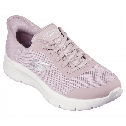 حذاء سكيتشرز جو ووك فليكس للنساء لون زهري ونعل ابيض- Skechers Women's Slip-ins: Go walk Flex - Grand Entry Shoes