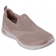 Skechers Women's Arch Fit Refine - Don't Go Shoes - حذاء سكيتشرز ارش فيت -دونت جو للنساء لون بيج وأبيض