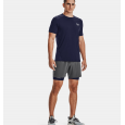 Under Armour Men's HeatGear Fitted Short Sleeve T-Shirt - تيشيرت أندر آرمر هيت-جير ارمر فيتد بأكمام قصيرة للرجال لون كحلي