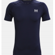 Under Armour Men's HeatGear Fitted Short Sleeve T-Shirt - تيشيرت أندر آرمر هيت-جير ارمر فيتد بأكمام قصيرة للرجال لون كحلي