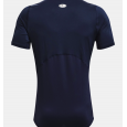 Under Armour Men's HeatGear Fitted Short Sleeve T-Shirt - تيشيرت أندر آرمر هيت-جير ارمر فيتد بأكمام قصيرة للرجال لون كحلي