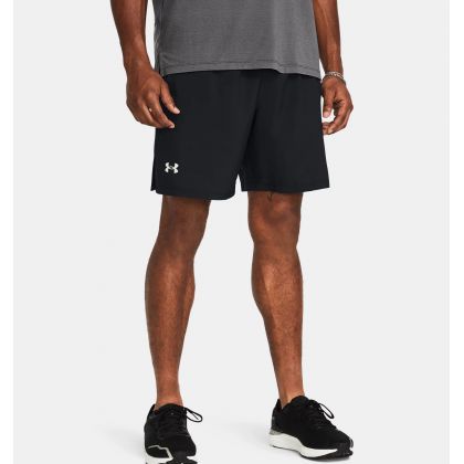 شورت اندر ارمور لانش 7 للرجال لون اسود-Under Armour Men's UA Launch 7" Shorts