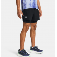 شورت اندر ارمور لانش 2 في 1 للرجال لون اسود-Under Armour Men's UA Launch 2-in-1 Shorts