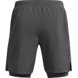 شورت اندر ارمور فل لانش7 2 في 1 للرجال لون اسود-Under Armour Men's UA Fall Launch 2-in-1 7" Shorts