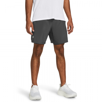 شورت اندر ارمور فل لانش7 2 في 1 للرجال لون اسود-Under Armour Men's UA Fall Launch 2-in-1 7" Shorts