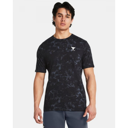 Under Armour Men's UA Rock Payoff Printed Graphic T-shirt-تيشيرت اندر ارمور روك باي اوف برينتيد للرجال لون اسود