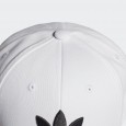 طاقية اديداس تريفول بيسبول للجنسين لون ابيض-adidas Unisex' Trefoil Baseball Cap White