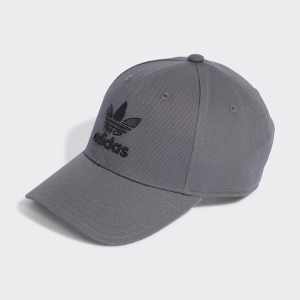 طاقية اديداس تيرفول للجنسين لون رمادي-adidas Unisex' Originals Trefoil Baseball Cap Grey