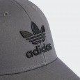 طاقية اديداس تيرفول للجنسين لون رمادي-adidas Unisex' Originals Trefoil Baseball Cap Grey