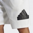 شورت اديداس فيوتشر ايكون للرجال لون ابيض-adidas Mens' Future Icons Badge of Sport Shorts - White