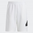 شورت اديداس فيوتشر ايكون للرجال لون ابيض-adidas Mens' Future Icons Badge of Sport Shorts - White