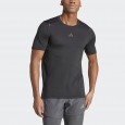 تيشيرت اديداس هيت ريدي اليفيتد للرجال لون اسود-adidas Mens' HEAT.RDY HIIT Elevated Training Tee - Black