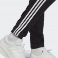 بنطلون اديداس للرجال لون اسود-adidas Men's Essentials French Terry Tapered Elastic Cuff 3-Stripes Joggers Pants