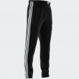 بنطلون اديداس للرجال لون اسود-adidas Men's Essentials French Terry Tapered Elastic Cuff 3-Stripes Joggers Pants