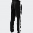 بنطلون اديداس للرجال لون اسود-adidas Men's Essentials French Terry Tapered Elastic Cuff 3-Stripes Joggers Pants