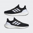 حذاء اديداس بيور بوست 23 للجنسين لون اسود ونعل ابيض-adidas Mens' Pureboost 23 Shoes - Black