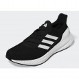 حذاء اديداس بيور بوست 23 للجنسين لون اسود ونعل ابيض-adidas Mens' Pureboost 23 Shoes - Black