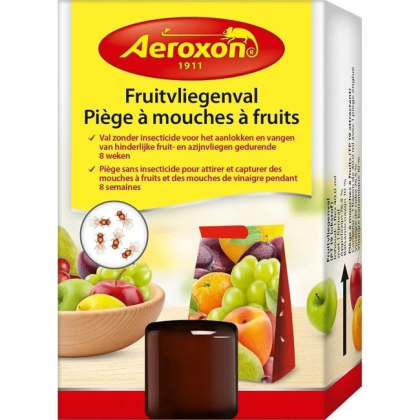 مصيدة حشرات الفواكه - إيروكسون - Aeroxon Fruitvliegenval - Insectenbestrijding - 40 ml 1 stuk Fruitvliegenval