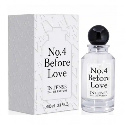 Befor love No.4 INTENSE EDP By Fragrance World for Unisex 100 ML - عطر بيفور لاف رقم 4 من فراجرانس وورلد للجنسين سعة 100 مل