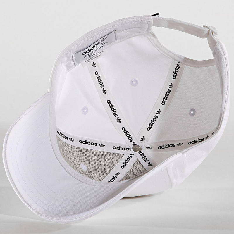 طاقية اديداس تريفول بيسبول للجنسين لون ابيض-adidas Unisex' Trefoil Baseball Cap White