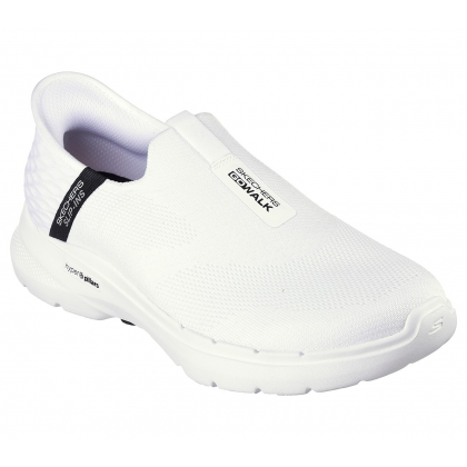 Skechers Men's Slip-Ins GOwalk 6 Shoes - حذاء سكيتشرز جو ووك 6 سليب انس للرجال لون ابيض