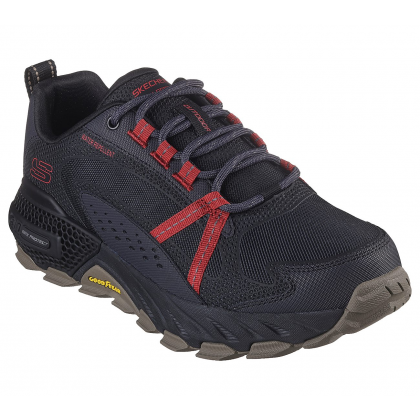 Skechers Men's 3D Max Protect Shoes - حذاء سكيتشرز 3 دي ماكس بروتيك للرجال لون اسود ورمادي