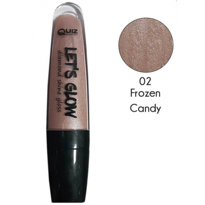 ملمع شفاه من كويز درجة لون 02 حجم 7 مل - QUIZ Let’s Glow Lip Gloss (02 Frozen Candy) 7ml