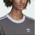 adidas Womens' Originals Tee - Grey- تيشيرت اديداس اورجينال للنساء لون رمادي