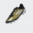 adidas Men's F50 Club Messi Flexible-Ground Boots - Gold - حذاء اديداس اف 50 ميسي فليكسابل جراوند للرجال لون ذهبي وابيض