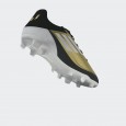 adidas Men's F50 Club Messi Flexible-Ground Boots - Gold - حذاء اديداس اف 50 ميسي فليكسابل جراوند للرجال لون ذهبي وابيض