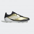 adidas Unisex' F50 League Messi Firm/Multi-Ground Soccer Cleats Boots - Gold - حذاء اديداس اف 50 ليجا ميسي فيرم ملتي جراوند للجنسين لون ذهبي وابيض