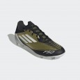 adidas Unisex' F50 League Messi Firm/Multi-Ground Soccer Cleats Boots - Gold - حذاء اديداس اف 50 ليجا ميسي فيرم ملتي جراوند للجنسين لون ذهبي وابيض