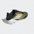 adidas Unisex' F50 League Messi Firm/Multi-Ground Soccer Cleats Boots - Gold - حذاء اديداس اف 50 ليجا ميسي فيرم ملتي جراوند للجنسين لون ذهبي وابيض