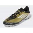 adidas Unisex' F50 League Messi Firm/Multi-Ground Soccer Cleats Boots - Gold - حذاء اديداس اف 50 ليجا ميسي فيرم ملتي جراوند للجنسين لون ذهبي وابيض