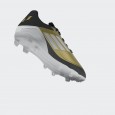 adidas Unisex' F50 League Messi Firm/Multi-Ground Soccer Cleats Boots - Gold - حذاء اديداس اف 50 ليجا ميسي فيرم ملتي جراوند للجنسين لون ذهبي وابيض