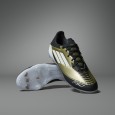 adidas Unisex' F50 League Messi Firm/Multi-Ground Soccer Cleats Boots - Gold - حذاء اديداس اف 50 ليجا ميسي فيرم ملتي جراوند للجنسين لون ذهبي وابيض