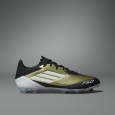 adidas Unisex' F50 League Messi Firm/Multi-Ground Soccer Cleats Boots - Gold - حذاء اديداس اف 50 ليجا ميسي فيرم ملتي جراوند للجنسين لون ذهبي وابيض