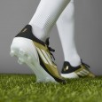 adidas Unisex' F50 League Messi Firm/Multi-Ground Soccer Cleats Boots - Gold - حذاء اديداس اف 50 ليجا ميسي فيرم ملتي جراوند للجنسين لون ذهبي وابيض