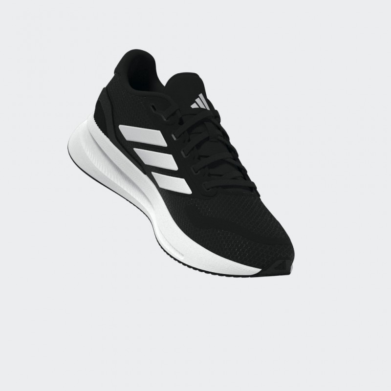 adidas Men's Runfalcon 5 Running Shoes - Black- حذاء اديداس رن فالكون 5 للرجال لون اسود ونعل ابيض