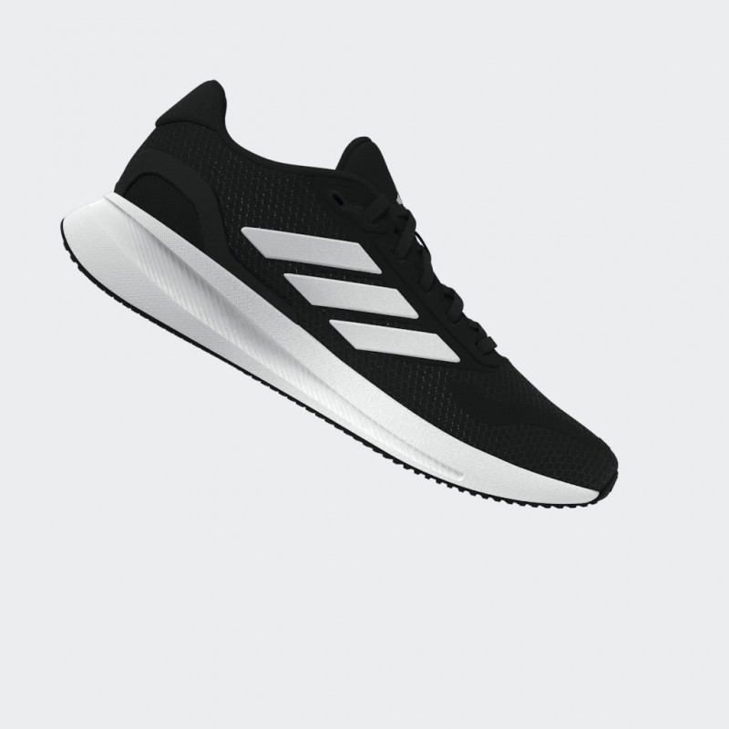 adidas Men's Runfalcon 5 Running Shoes - Black- حذاء اديداس رن فالكون 5 للرجال لون اسود ونعل ابيض
