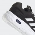 adidas Men's Cloudfoam Comfy Shoes - Black- حذاء اديداس كلاود فوم كومفي للرجال لون اسود ونعل ابيض