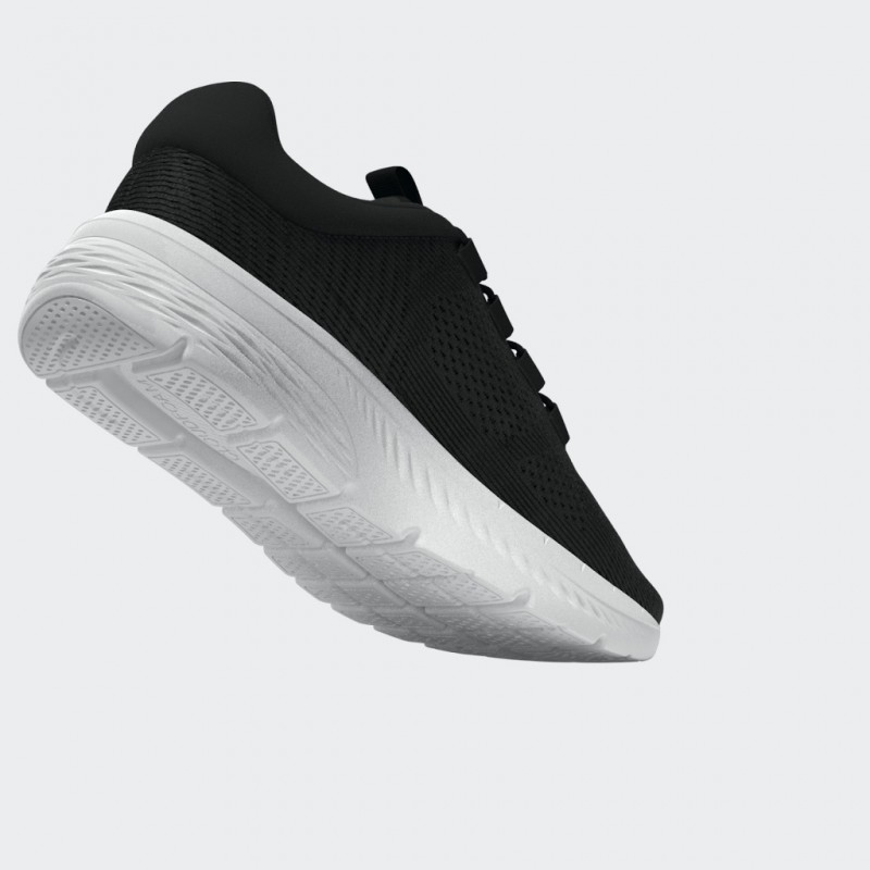 adidas Men's Cloudfoam Comfy Shoes - Black- حذاء اديداس كلاود فوم كومفي للرجال لون اسود ونعل ابيض