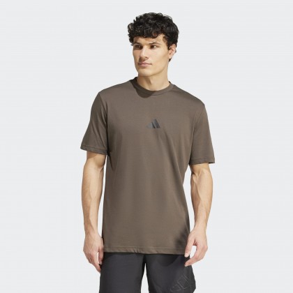 adidas Mens' Strength Graphic Tee - Green - تيشيرت اديداس سترينث جرافيك للرجال لون زيتي