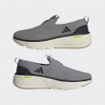 adidas Men's Cloudfoam Go Lounger Shoes - Grey - حذاء اديداس كلاود فوم جو لونجر للرجال لون رمادي ونعل ابيض