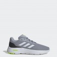 adidas Men's Cloudfoam Move Sock Shoes - Grey- حذاء اديداس كلاود فوم موف سوك للرجال لون رمادي ونعل ابيض